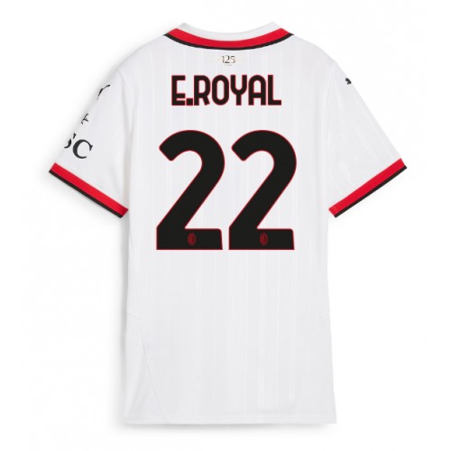 Fotballdrakt Dame AC Milan Emerson Royal #22 Bortedrakt 2024-25 Kortermet